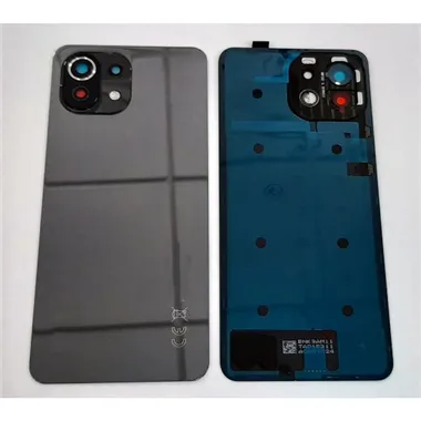 Tapa trasera o tapa bateria negra para Xiaomi MI 11 Lite mas cubierta camara
