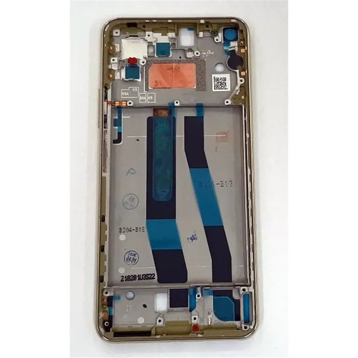 Carcasa central o marco dorado para Xiaomi MI 11 Lite calidad premium