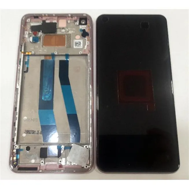Pantalla lcd para Xiaomi 11 Lite 5G NE 5600060K9D00 mas táctil negro mas marco rosa service pack premium