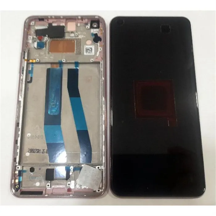 Pantalla lcd para Xiaomi 11 Lite 5G NE 5600060K9D00 mas táctil negro mas marco rosa service pack premium