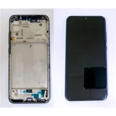 Pantalla lcd para Xiaomi Mi A3 MZB7940EU mas tactil negro mas marco azul compatible