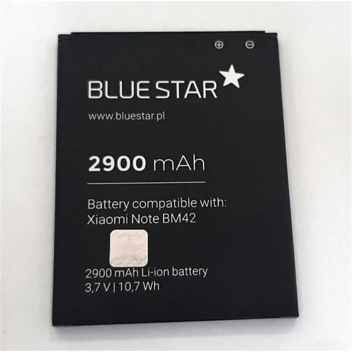 Bateria BM42 2900mAh para Xiaomi Redmi Note Blue Star