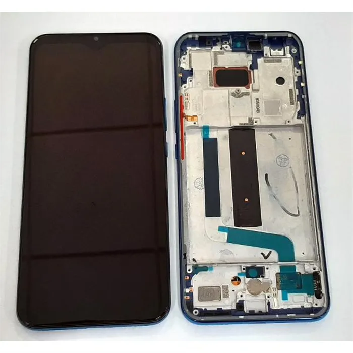 Pantalla oled para Xiaomi Mi 10 Lite 5G mas tactil negro mas marco azul compatible