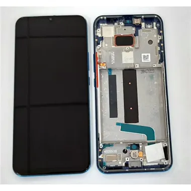 Pantalla lcd para Xiaomi Mi 10 Lite 5G 56000300J900 mas tactil negro mas marco azul verde Service Pack