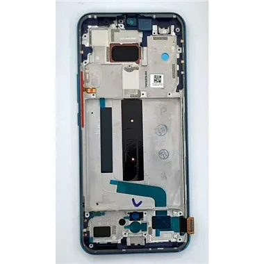 Pantalla lcd para Xiaomi Mi 10 Lite 5g mas tactil negro mas marco azul compatible