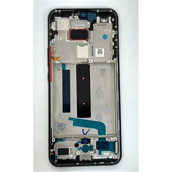 Pantalla lcd para Xiaomi Mi 10 Lite 5g mas tactil negro mas marco negro compatible