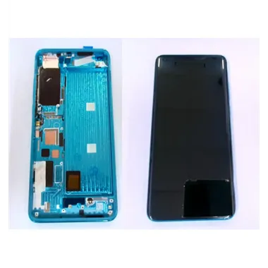 Pantalla lcd para Xiaomi Mi 10 5G / Xiaomi Mi 10 Pro 5G mas tactil negro mas marco verde calidad premium