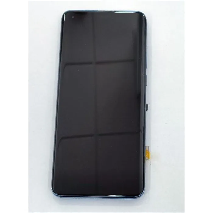 Pantalla lcd para Xiaomi Mi 10 5G / Xiaomi Mi 10 Pro 5G 56000J00J200 mas tactil negro mas marco azul Service Pack