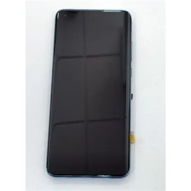 Pantalla lcd para Xiaomi Mi 10 5G / Xiaomi Mi 10 Pro 5G 56000J00J200 mas tactil negro mas marco azul Service Pack