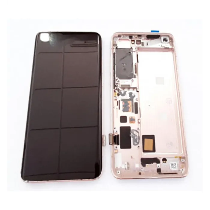 Pantalla lcd para Xiaomi Mi 10 5G / Xiaomi Mi 10 Pro 5G mas tactil negro mas marco dorado calidad premium