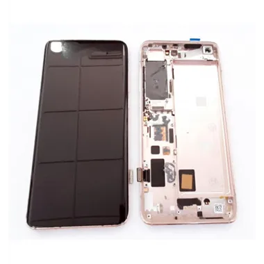 Pantalla lcd para Xiaomi Mi 10 5G / Xiaomi Mi 10 Pro 5G mas tactil negro mas marco dorado calidad premium