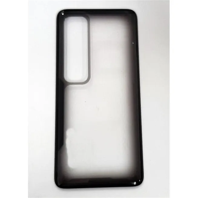 Tapa trasera o tapa bateria negra transparente para Xiaomi MI 10 Ultra