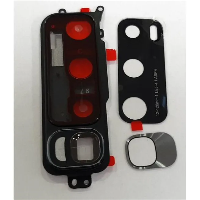 Set 3 cubierta camara negra para Xiaomi MI 10 Ultra calidad premium