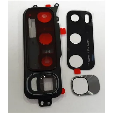 Set 3 cubierta camara negra para Xiaomi MI 10 Ultra calidad premium