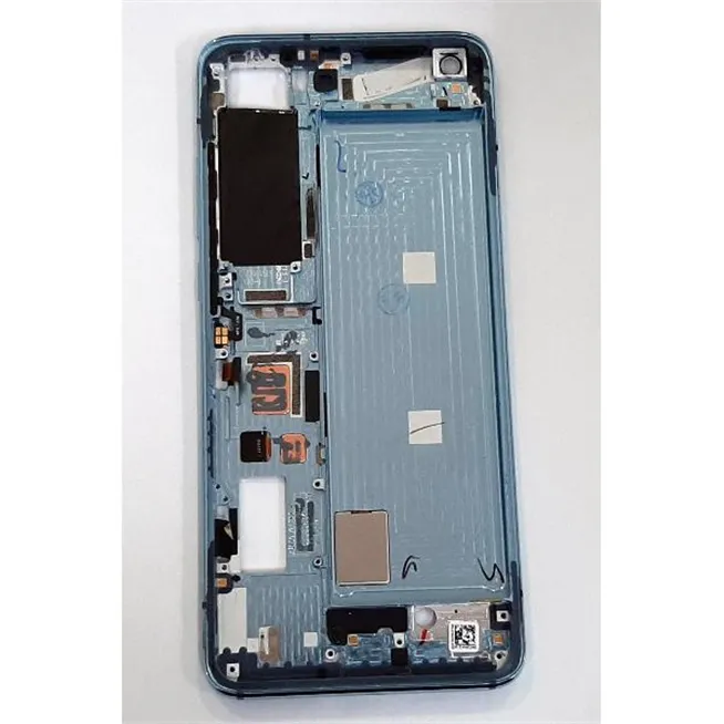Carcasa central o marco azul para Xiaomi Mi 10S calidad premium