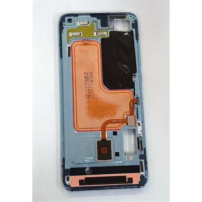 Carcasa central o marco azul para Xiaomi Mi 10S calidad premium