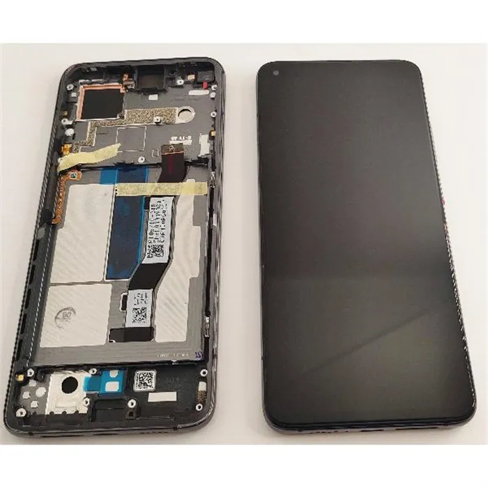 Pantalla lcd para Xiaomi MI 10T Xiaomi MI 10T Pro mas tactil negro mas marco negro Service Pack
