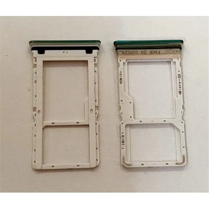Soporte o bandeja dual sim verde para Xiaomi Mi 10T Lite 5g calidad premium