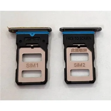 Soporte o bandeja dual sim negra para Xiaomi MI 10T Pro calidad premium
