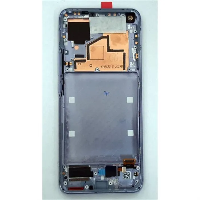 Pantalla lcd para Xiaomi MI 11 5G mas tactil negro mas marco purpura calidad premium