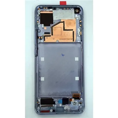 Pantalla lcd para Xiaomi MI 11 5G mas tactil negro mas marco purpura calidad premium