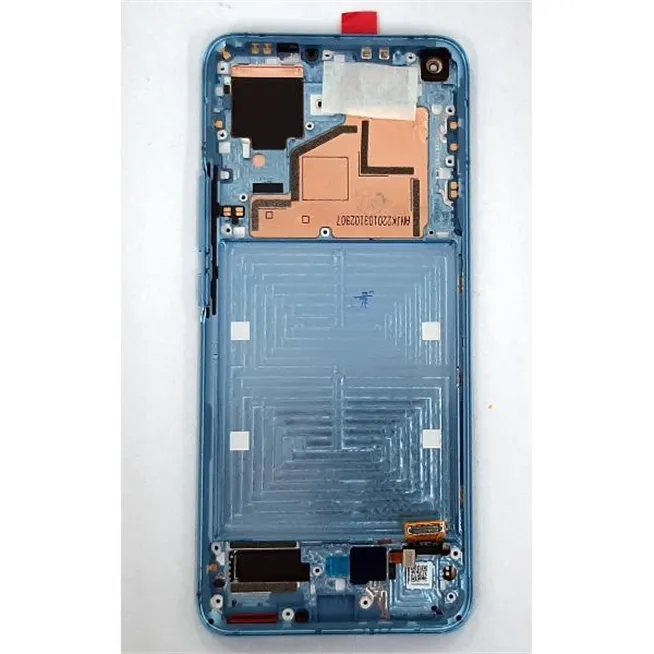 Pantalla lcd para Xiaomi MI 11 5G mas tactil negro mas marco azul calidad premium