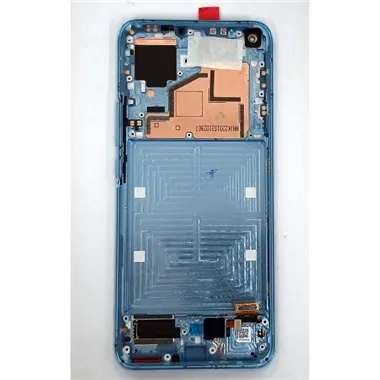 Pantalla lcd para Xiaomi MI 11 5G mas tactil negro mas marco azul calidad premium