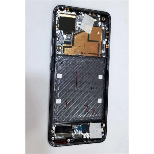 Pantalla para Xiaomi Mi 11 5G + tactil negro + marco negro Service Pack Premium