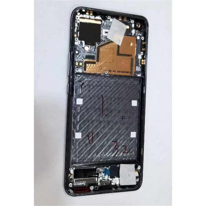 Pantalla para Xiaomi Mi 11 5G + tactil negro + marco negro Service Pack Premium