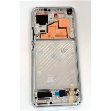 Pantalla lcd para Xiaomi MI 11 5G mas tactil negro mas marco plata calidad premium