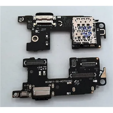 Flex puerto carga para Xiaomi Mi 11 5G mas lector sim calidad premium