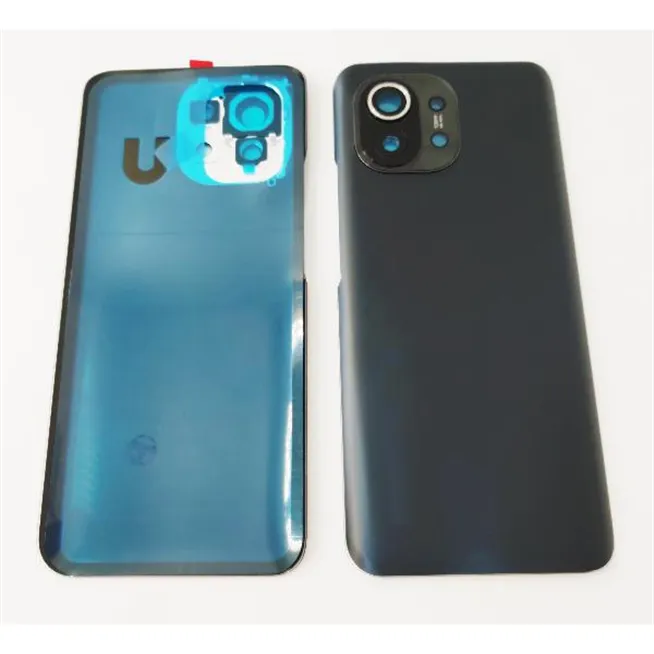 Tapa trasera o tapa bateria negra para Xiaomi Mi 11 mas lente de camara