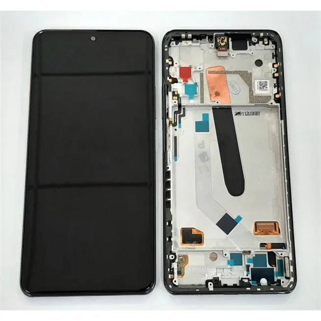 Pantalla lcd para Xiaomi Mi 11 Pro mas tactil negro mas marco negro Service Pack 5600030K1100