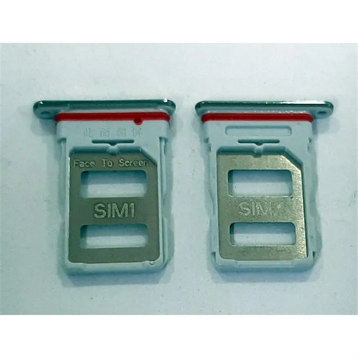 Soporte o bandeja dual sim blanca para Xiaomi MI 11I calidad premium