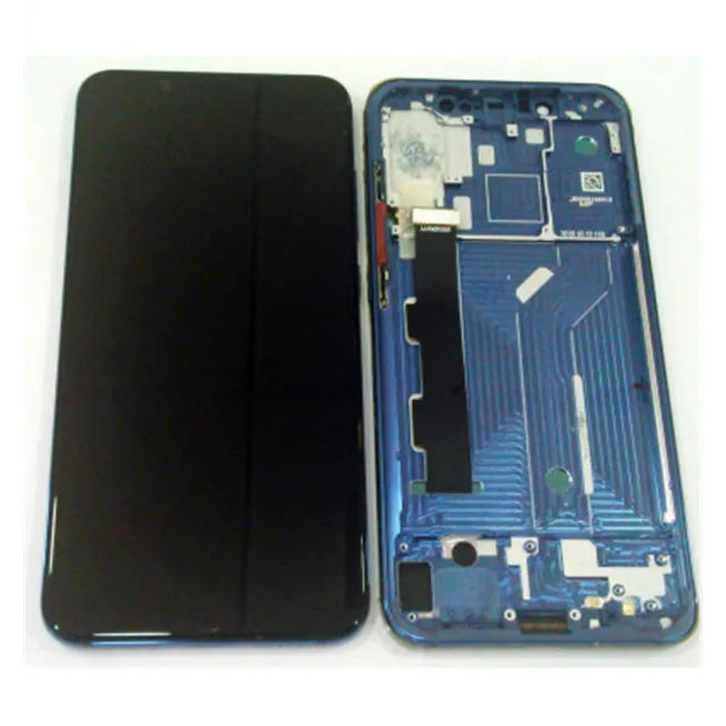 Pantalla lcd para Xiaomi Mi 8 MI8 mas tactil negro mas marco azul compatible