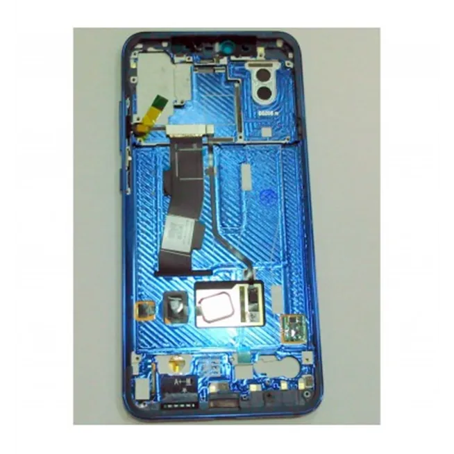Xiaomi Mi 8 Explorer pantalla lcd + tactil negro + marco azul premium