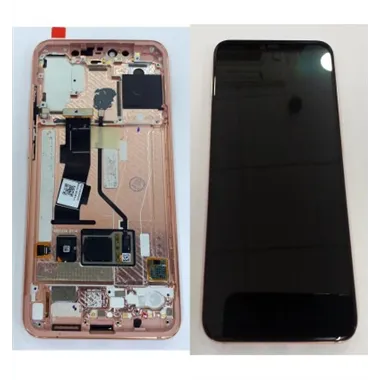 Xiaomi Mi 8 Pro pantalla lcd + tactil negro + marco rosa premium mi8 pro mi 8pro