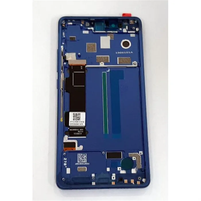 Pantalla lcd para Xiaomi MI 8 SE mas tactil negro mas marco azul calidad premium
