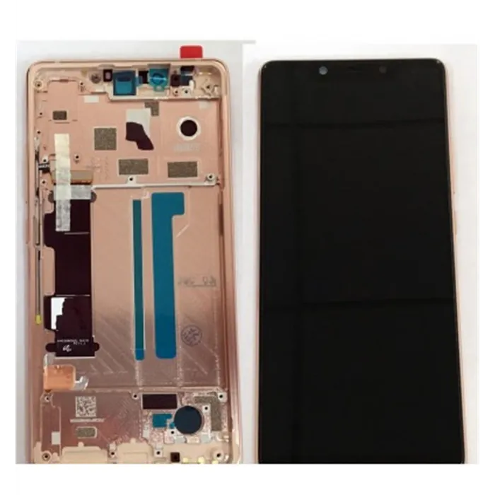 Xiaomi MI 8 SE pantalla lcd + tactil negro + marco dorado premium