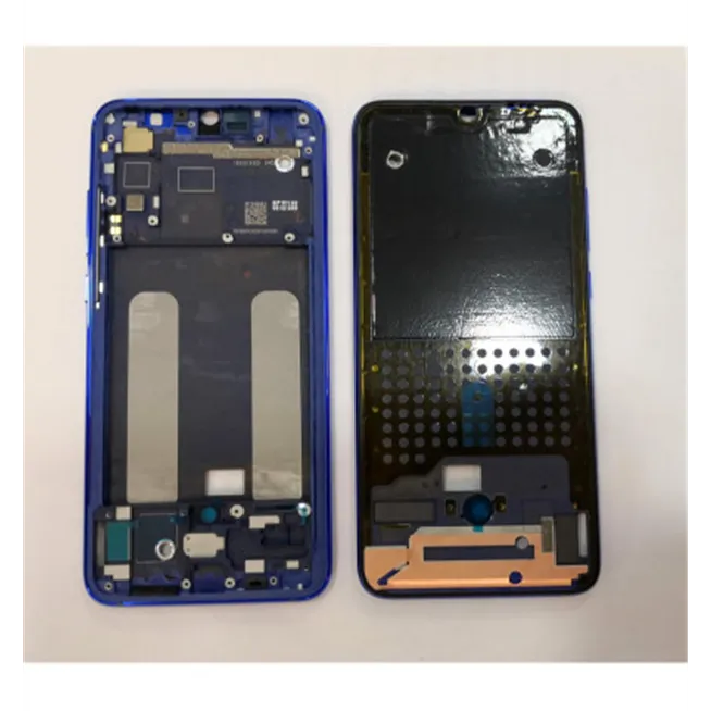 Carcasa o marco frontal/central azul para Xiaomi Mi 9 Lite