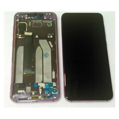 Pantalla para Xiaomi Mi 9 SE MI9 SE mas táctil negro mas marco lila violeta compatible