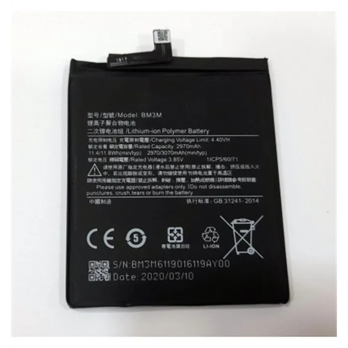 Bateria BM3M para Xiaomi Mi9 SE Mi 9SE Mi 9 SE M1903F2G 3070mAh
