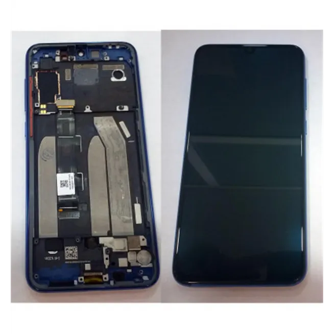 Xiaomi Mi 9 SE MI9 SE pantalla lcd + tactil negro + marco azul Premium