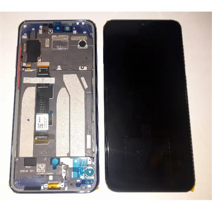 Pantalla lcd para Xiaomi Mi 9 SE 5610100210B6 mas tactil negro mas marco azul Service Pack Premium