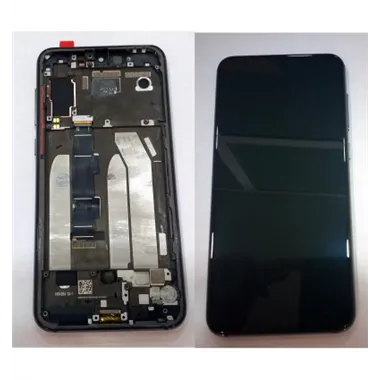 Xiaomi Mi 9 SE MI9 SE pantalla lcd + tactil negro + marco gris negro Premium