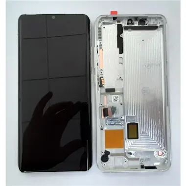 Pantalla lcd para Xiaomi Mi CC9 Pro Mi Note 10 Mi Note 10 Lite Mi Note 10 Pro mas tactil negro mas marco plata cali