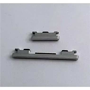 Set 2 Botones laterales plata para Xiaomi MI Note 10 calidad premium