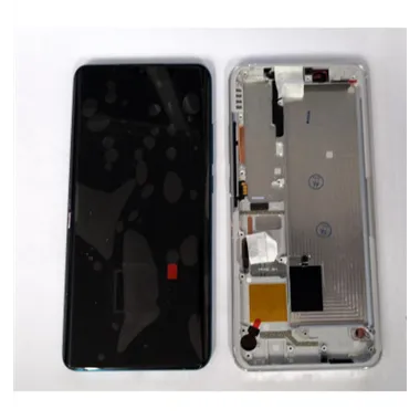 Pantalla LCD para Xiaomi Mi Note 10 mas tactil negro mas marco blanco Premium