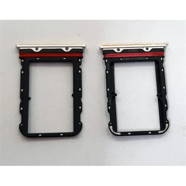 Soporte o bandeja dual sim blanca para Xiaomi Mi Note 10 Lite calidad premium
