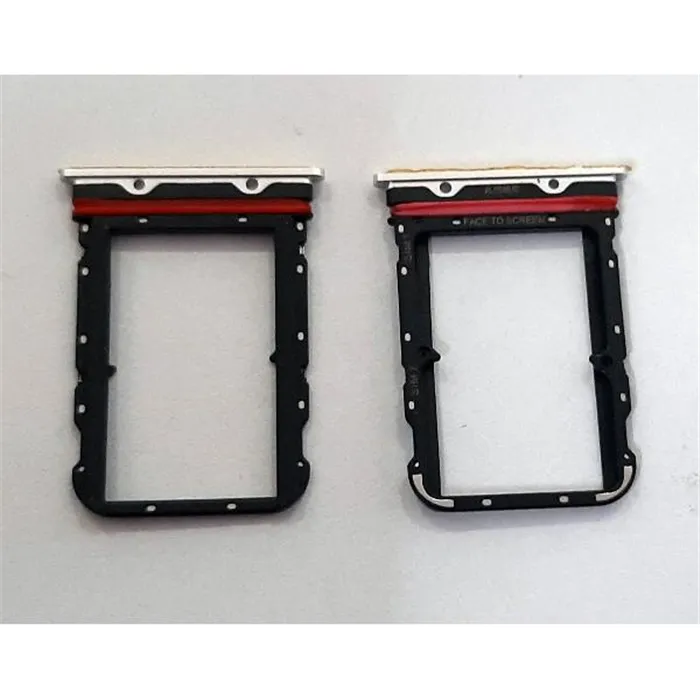 Soporte o bandeja dual sim blanca para Xiaomi Mi Note 10 Lite calidad premium